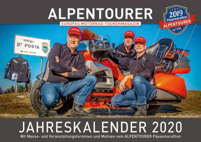 Alpentourer Jahreskalender 2020 Titelblatt